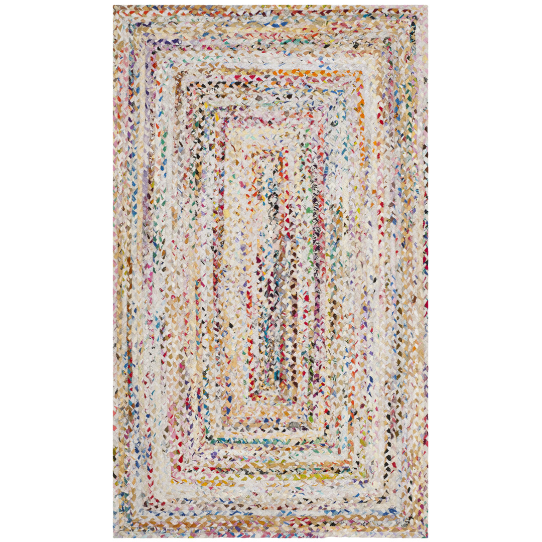 Hurst Hand Woven Cotton Abstract Rug